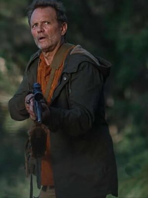 Michael Biehn Rippy 2024 Green Hooded Jacket
