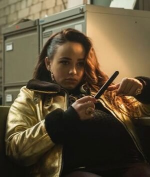 Curfew Faith Palladino Golden Jacket