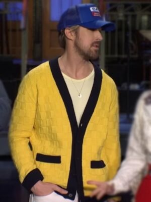 Ryan Gosling Saturday Night Live Yellow Cardigan