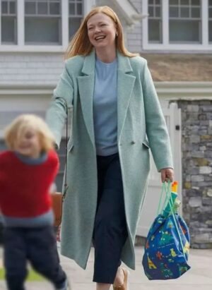 Sarah Snook Wool Coat All Her Fault