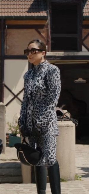 Ashley Park Emily in Paris S05 Fur Coat