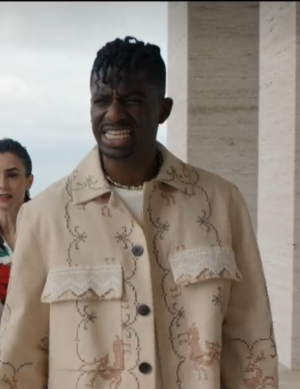 Emily in Paris Samuel Arnold Beige Jacket