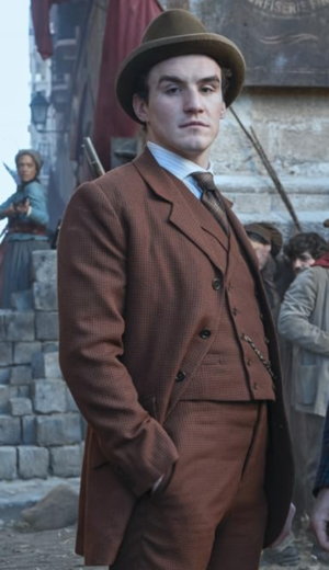 Young Sherlock Donal Finn Brown Coat