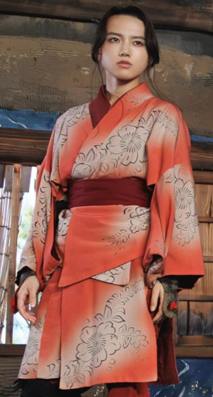 Kaya Kiyohara Ikusagami Printed Coat