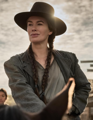 Lena Headey The Abandons Grey Coat