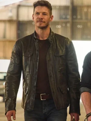 Sniper The Last Stand Chad Michael Collins Black Jacket