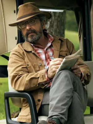 Stick 2025 Marc Maron Brown Jacket