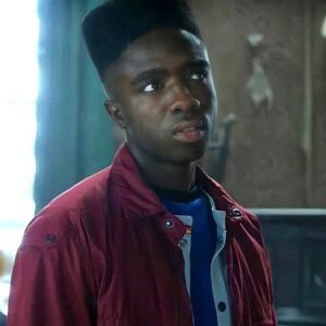Lucas Sinclair Maroon Cotton Jacket Stranger Things Season 4