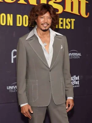 Terrence Howard Fight Night The Million Dollar Heist Grey Suit