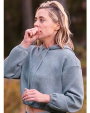 The Four Seasons Erika Henningsen Cropped Grey Hoodie