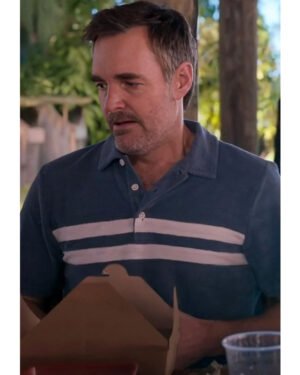 The Four Seasons Will Forte Blue Polo Shirt