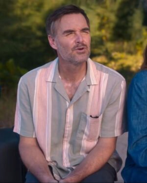 The Four Seasons Will Forte Cotton Striped Shirt