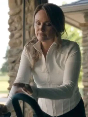 The Hunting Wives Malin Akerman White Jacket