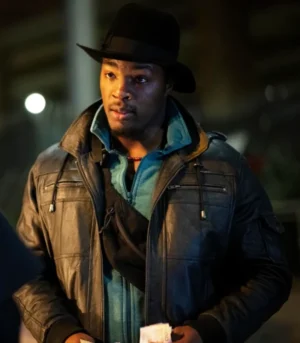 Daniel Ezra The Running Man Bomber Leather Jacket