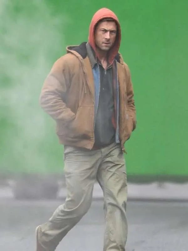 The-Running-Man-Glen-Powell-Brown-Cotton-Jacket.jpg