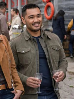 Andy The Way Home S01 Green Suede Leather Jacket