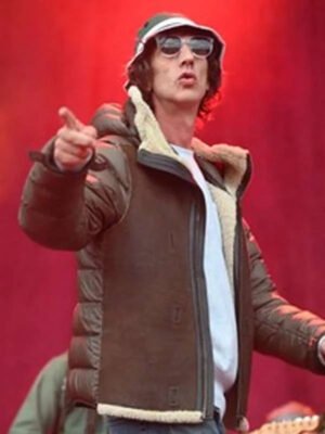 Richard Ashcroft Tramlines Festival 2023 Shearling Jacket