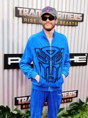 Pete Davidson Transformers Rise of the Beasts Blue Jacket
