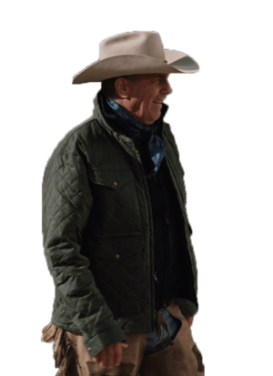 Men Kevin Costner Quilted Jacket Yellowstone season 4 | john Dutton Yellowstone jacket