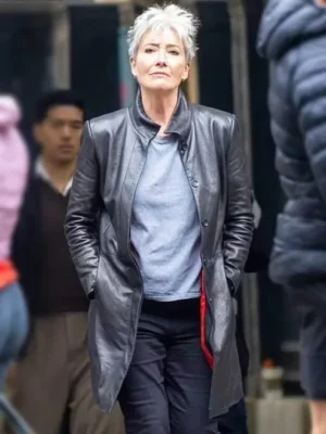 Down Cemetery Road Emma Thompson Black Coat