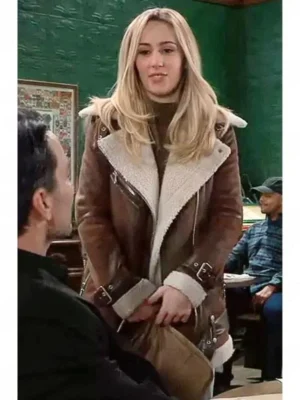 General Hospital 2025 Josslyn Jacks Brown Leather Jacket