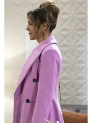 General Hospital 2025 Natalia Purple Coat