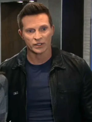 General Hospital 2025 Steve Burton Leather Jacket