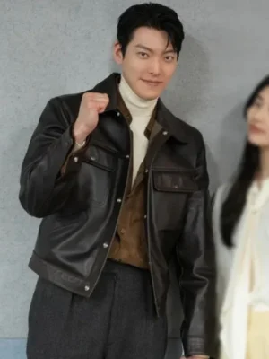 Genie Make a Wish S01 Kim Woo-bin Leather Jacket