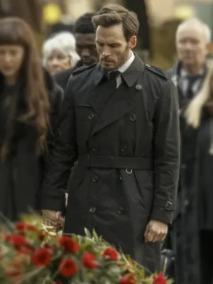 Sam Claflin Lazarus S01 Black Coat