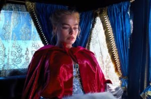 Margot Robbie Wuthering Heights Velvet Cloak