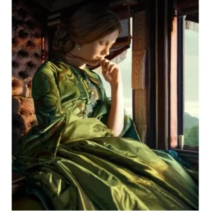 Frankenstein Mia Goth Green Coat