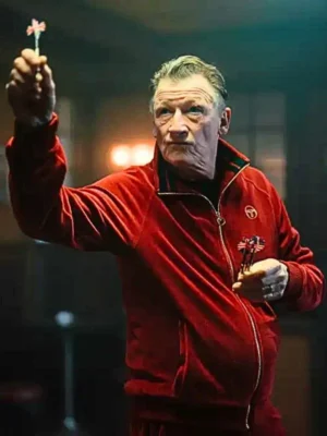 Mobland 2025 Geoff Bell Red Track Jacket