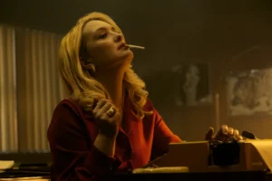 Mrs Playmen Carolina Crescentini Red Wool Coat