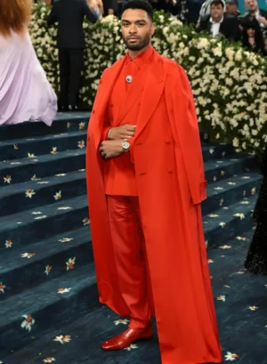 Regé-Jean Page Meta Gala 2025 Red Coat