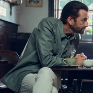 David Tennant Thursday Murder Club Leather Jacket