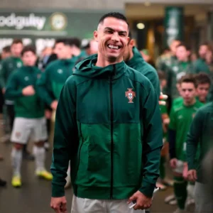 Cristiano Ronaldo World Cup Qualifier Green Jacket