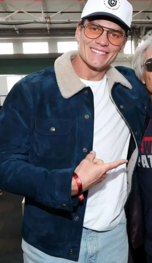 Fanatics Super Bowl Party Tom Brady Suede Jacket