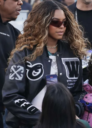 Blue Ivy CarterSuper Bowl LX Varsity Jacket