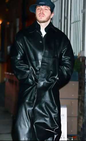 Jack Harlow NYC 2026 Leather Coat