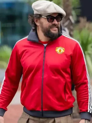 Jason Momoa Red Track Jacket