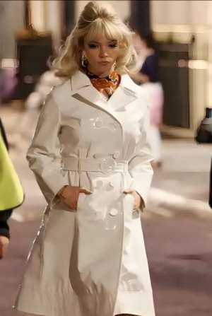 Anya TaylorJoy Last Night in Soho Leather Coat