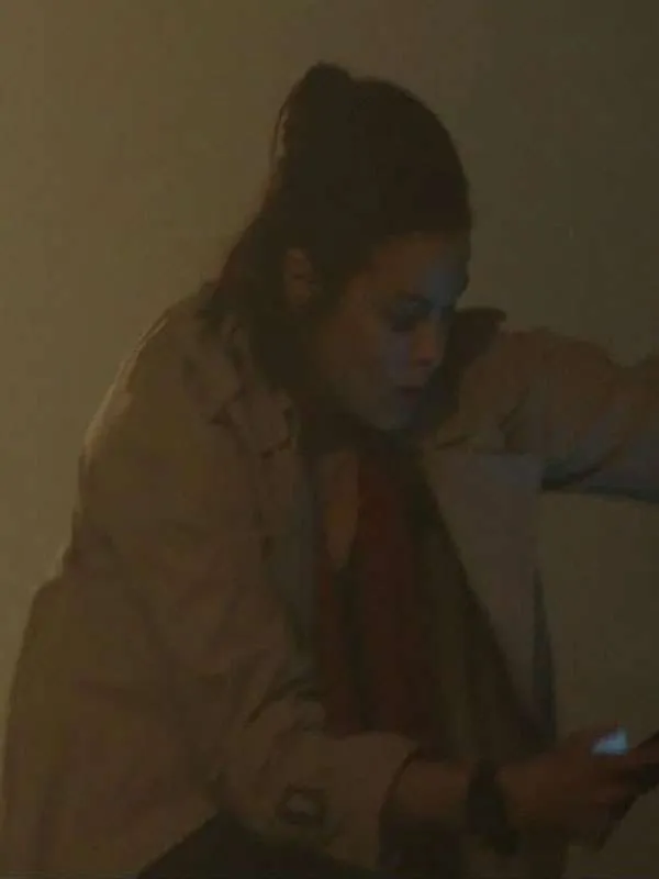 Movie-The-Rip-2026-Lina-Esco-Brown-Trench-Coat.webp