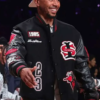 NBA All Star Black Mookie Betts Varsity Jacket