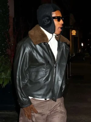 ASAP Rocky NYC Shearling Leather Jacket