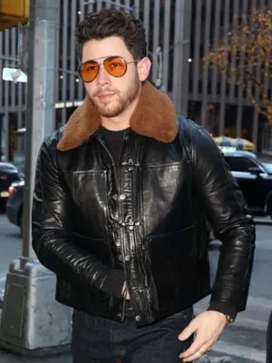 Nick Jonas Leather Jacket