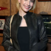 Event 2026 Emma Roberts Leather Jacket