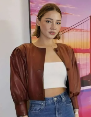 Super Bowl Madelyn Cline Leather Jacket