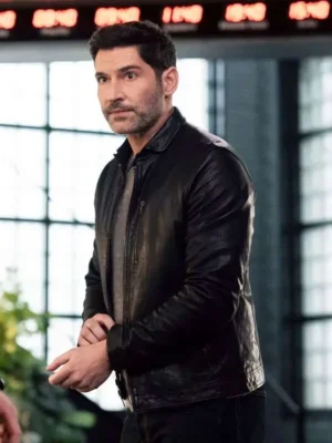 Hart Hoxton CIA Black Leather Jacket