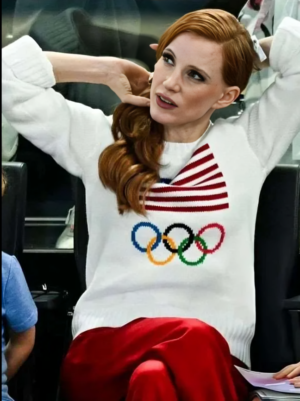 Team USA Olympics Gamen Jessica Chastain Sweatshirt