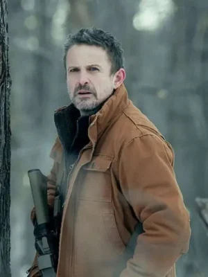 David Lyons The Night Agent S03 Brown Cotton Jacket